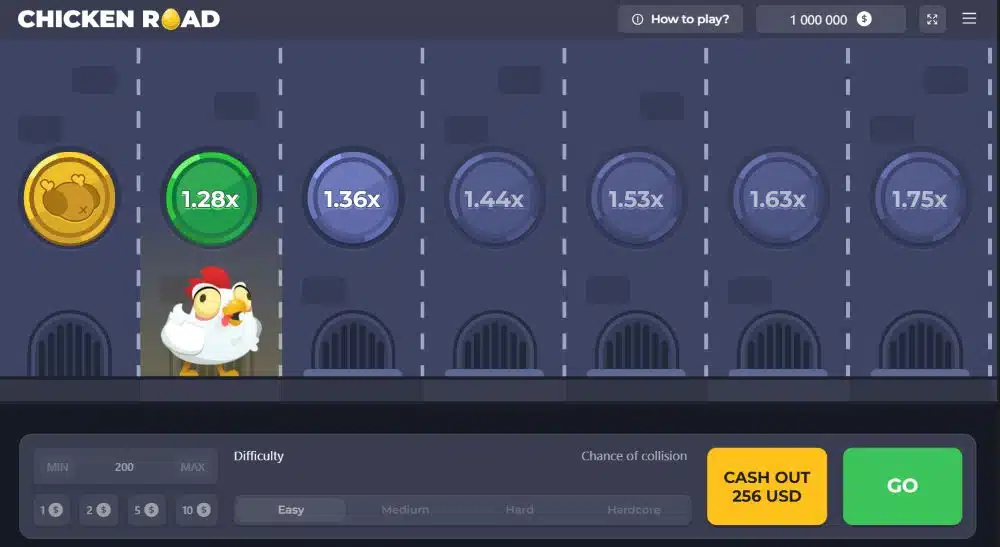 How to play Chicken Road.